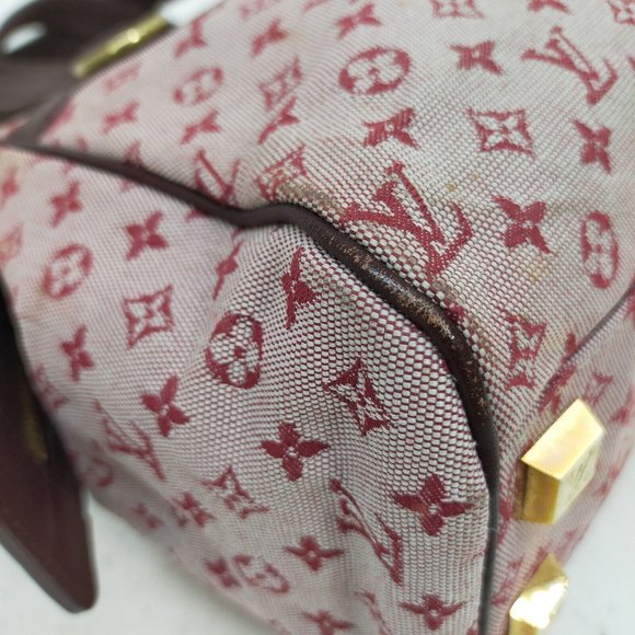 Louis Vuitton  Josephine PM Bordeaux Monogram Mini lin - Picture 5 of 9